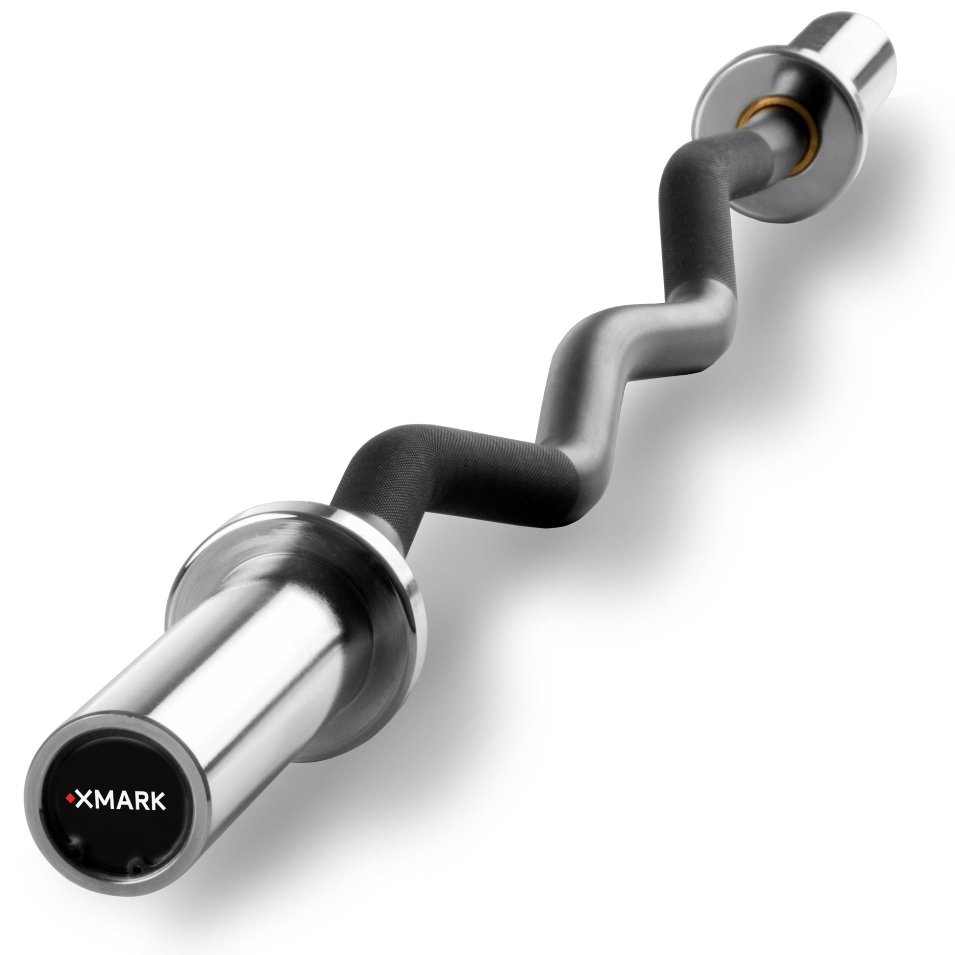 XMark EZ Curl Bar 28 mm Grip – Fits Olympic Weights -  product_vendor - Peak Primal Wellness