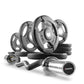 XMark Tri-Grip Olympic Weight Plates and Curl Barbell Sets -  product_vendor - Peak Primal Wellness