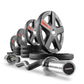 XMark Texas Star Olympic Weight Plates and Curl Barbell Sets -  product_vendor - Peak Primal Wellness