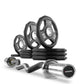 XMark Black Diamond® Olympic Weight Plates and Curl Barbell Sets -  product_vendor - Peak Primal Wellness