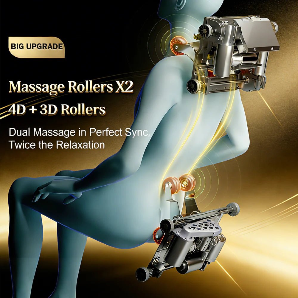 KoziSense KZ - L66 Luxury Massage Chair 4D + 3D Dual Mechanism -  product_vendor - Peak Primal Wellness