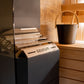 Saunum AIR 7 6.4kW Sauna Heater with Patented Air-Mixing, Himalayan Salt Tray & Wi-Fi Control