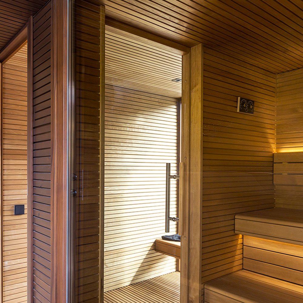 Auroom Natura 5-Person Outdoor Traditional Sauna Cabin w/ Changing Room -  product_vendor - Peak Primal Wellness