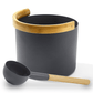 KOLO Sauna Set 2 | Sauna Bucket with curved handle and Ladle, Bamboo/Aluminum, 1Gal -  product_vendor - Peak Primal Wellness