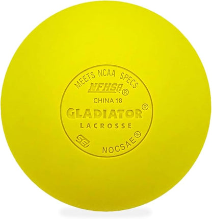 Gladiator Lacrosse® Yellow Lacrosse Ball