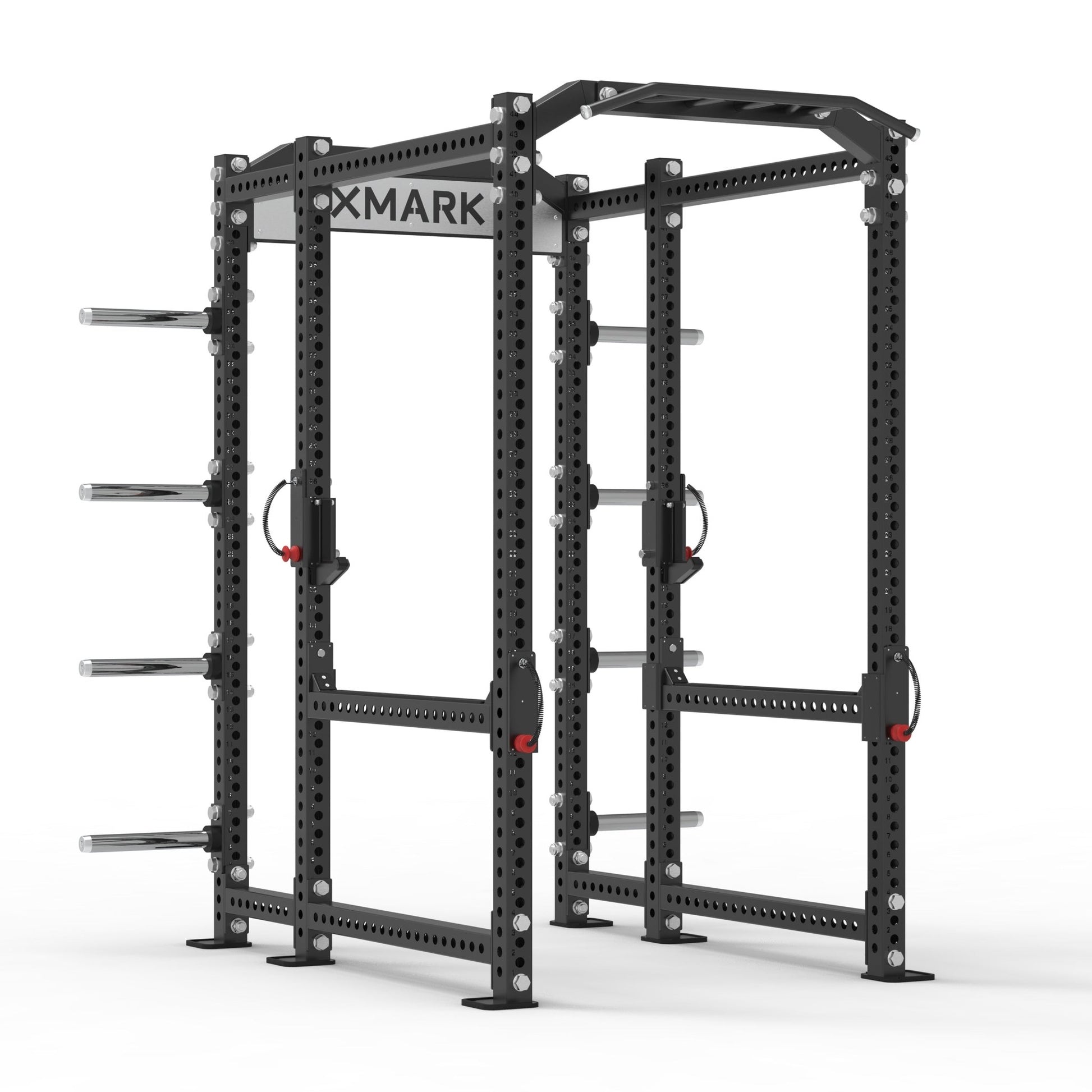 XMark Viper Power Rack with Storage & Flip Down Safeties -  product_vendor - Peak Primal Wellness