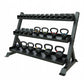 Power Systems Granite Series 3-Tier Multipurpose Gym Storage Rack