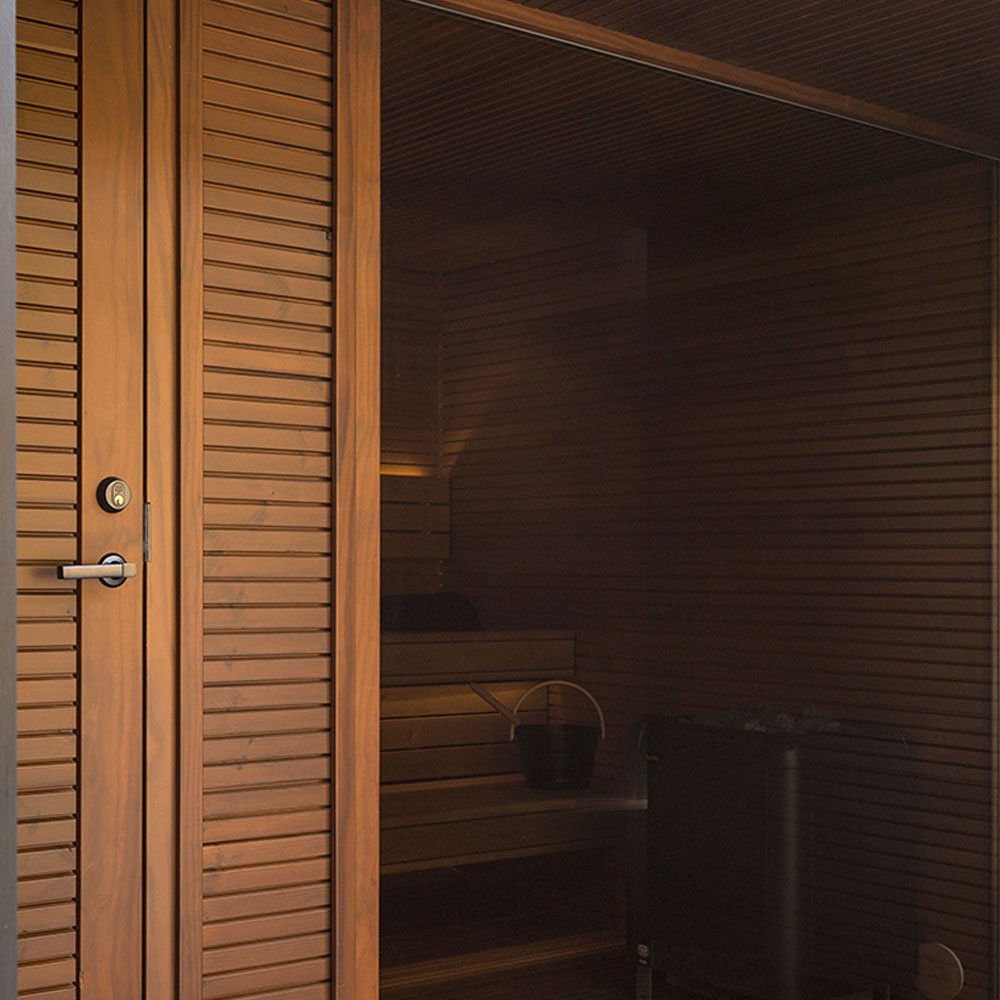 Auroom Natura 5-Person Outdoor Traditional Sauna Cabin w/ Changing Room -  product_vendor - Peak Primal Wellness