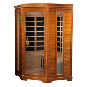 Golden Designs Dynamic "Heming" 2 Person Low EMF Far IR Sauna (DYN-6225-02)