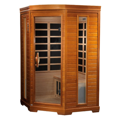 Dynamic Saunas Heming 2 Person Ultra Low EMF Far IR Sauna (DYN - 6225 - 02 Elite) -  product_vendor - Peak Primal Wellness