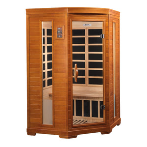 Golden Designs Dynamic "Heming" 2 Person Low EMF Far IR Sauna (DYN-6225-02)