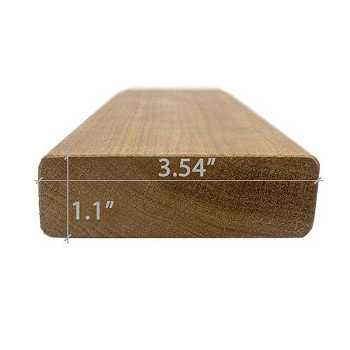 ProSaunas THERMO - ASPEN 2X4 (28mm x 90mm) S4SEE SHP | Sauna Wood, Thermally - Modified, Smooth 4 Sides Eased Edges, SHP Profile, Bench Material -  product_vendor - Peak Primal Wellness