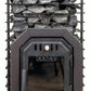 Cozy Heat Quattro Thru-Wall 12kW  Sauna Stove - Wood-Burning Sauna Stove