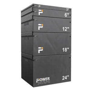 Power Systems Foam Plyoboxes, Set of 5