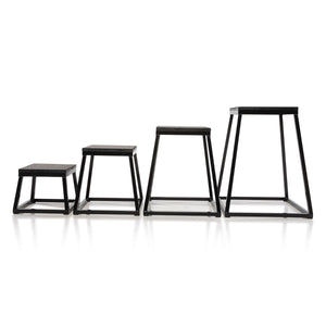 Power-Plyo Box Starter Set Black (1 ea: 12", 18", 24", 30")