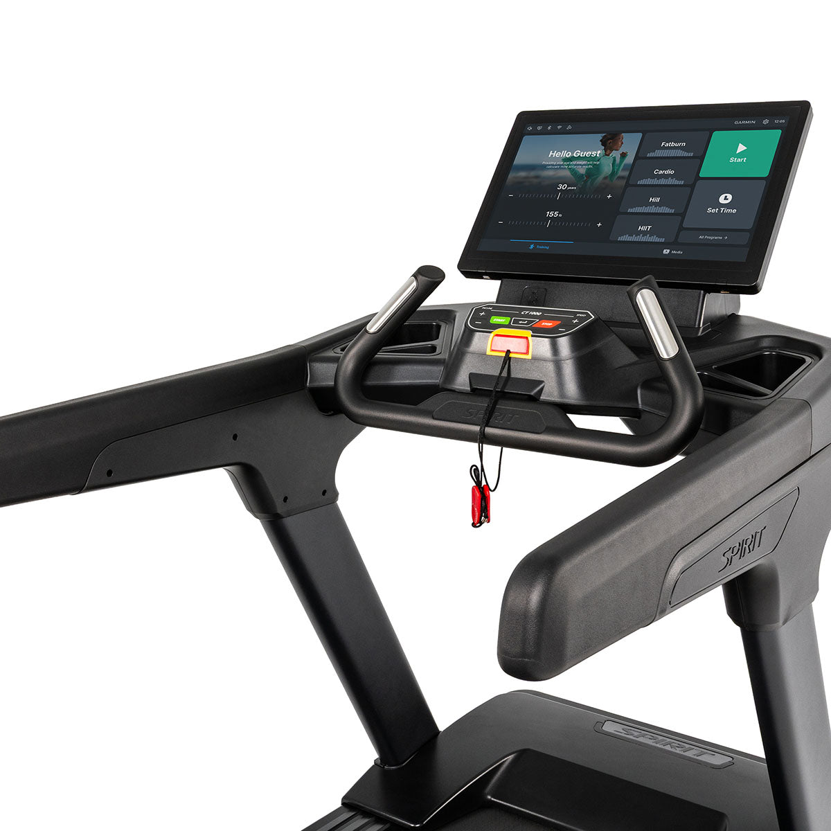 Spirit, CT1000ENT Full Commercial Treadmill, 84" x 35" x 62"