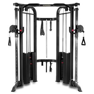 XMark Functional Trainer Cable Machine with Dual 200 lb Weight Stacks -  product_vendor - Peak Primal Wellness