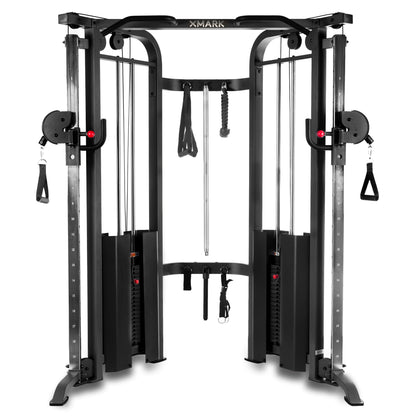 XMark Functional Trainer Cable Machine with Dual 200 lb Weight Stacks -  product_vendor - Peak Primal Wellness