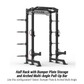 XMark Viper Half Power Rack -  product_vendor - Peak Primal Wellness