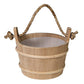 ProSaunas Wood Sauna Bucket | Lined Wood Sauna Bucket, Rope Handle, 4 - Liter -  product_vendor - Peak Primal Wellness