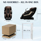 KoziSense KZ - 313 Massage Chair New Heated (Black and Brown) Jade Stone -  product_vendor - Peak Primal Wellness