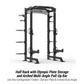 XMark Viper Half Power Rack -  product_vendor - Peak Primal Wellness