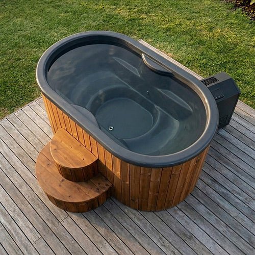 SaunaLife Model S2NC Hot / Cold Immersion Therapy | 2-Person Tub & Com
