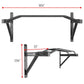 XMark Commercial Wall Mounted Multi Grip Pull Up Bar Ranked 1 Men’s Health -  product_vendor - Peak Primal Wellness