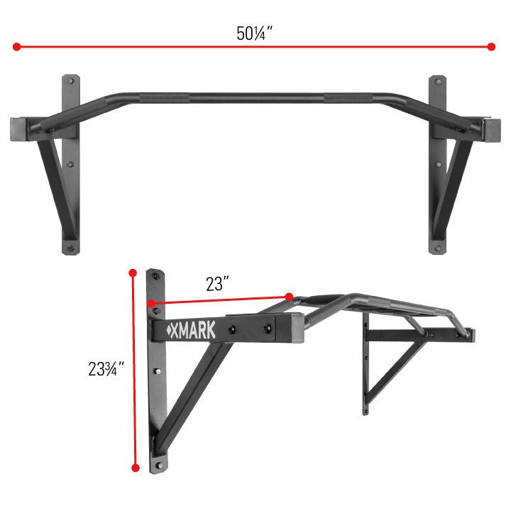 XMark Commercial Wall Mounted Multi Grip Pull Up Bar Ranked 1 Men’s Health -  product_vendor - Peak Primal Wellness