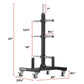 XMark Commercial Olympic Weight Plate Tree on Castors with Dual Bar Holders -  product_vendor - Peak Primal Wellness