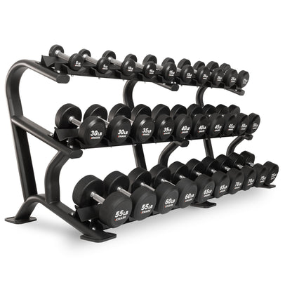 XMark Round Commercial Urethane Dumbbells (5-50 lb and 5-75 lb Sets) -  product_vendor - Peak Primal Wellness