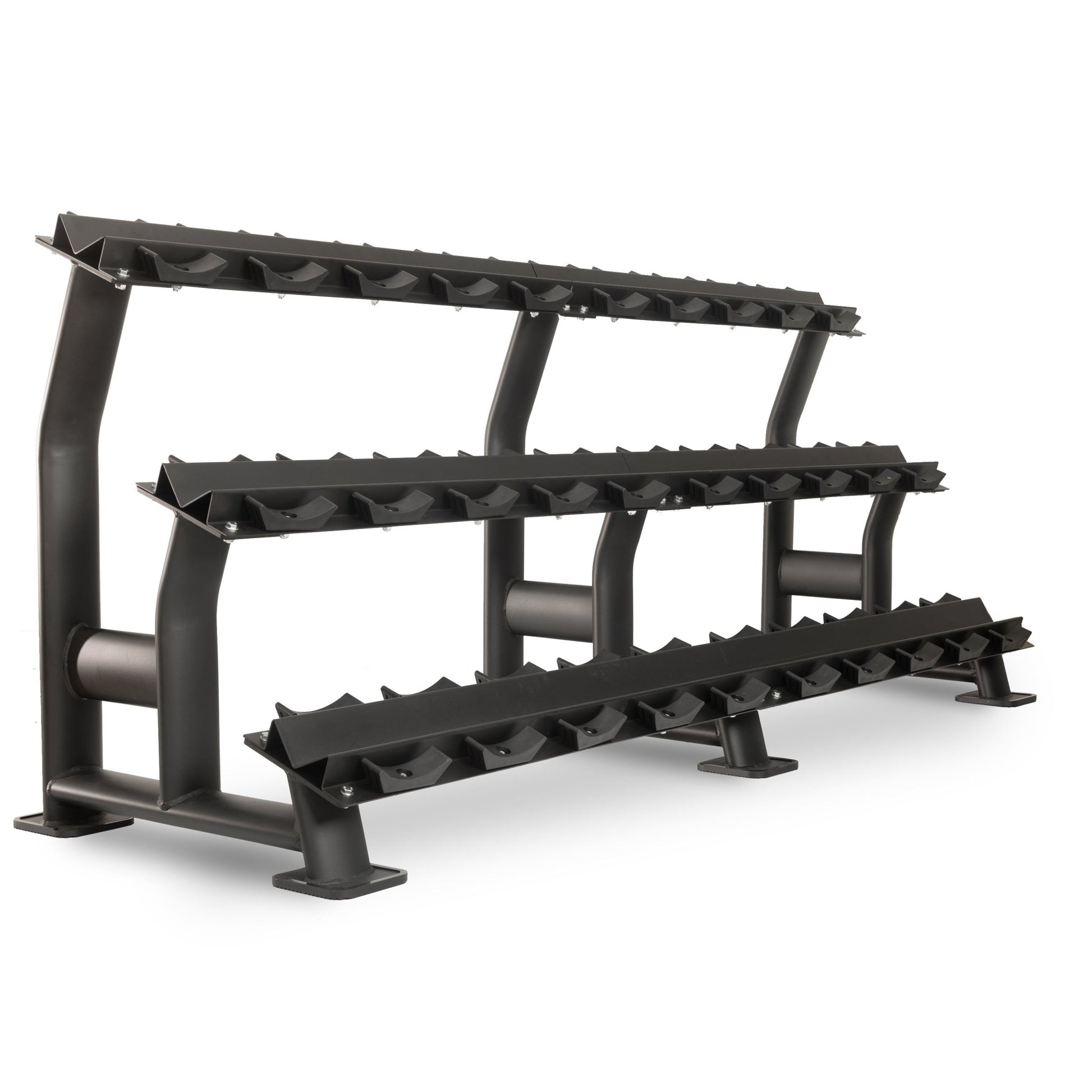 XMark Commercial 3-Tier Dumbbell Racks - 15 Dumbbell Pairs -  product_vendor - Peak Primal Wellness