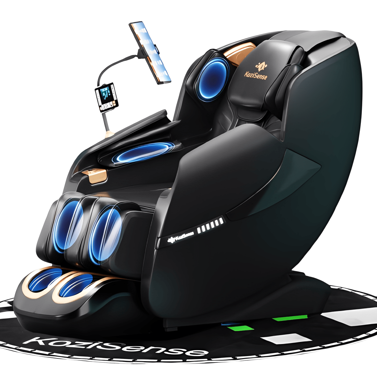 KoziSense KZ-A18 3D SL-track Massage Chair 2026 Upgraded - (All Black) -  product_vendor - Peak Primal Wellness