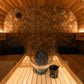 Leil Saunas Black Cube Premium - 4 Person Outdoor Sauna Kit -  product_vendor - Peak Primal Wellness