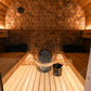 Leil Saunas Black Cube Premium - 4 Person Outdoor Sauna Kit -  product_vendor - Peak Primal Wellness