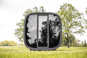 Leil Saunas Black Cube Comfort - 6 Person Outdoor Sauna Kit -  product_vendor - Peak Primal Wellness