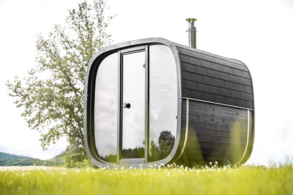 Leil Saunas Black Cube Comfort - 6 Person Outdoor Sauna Kit -  product_vendor - Peak Primal Wellness