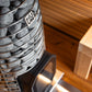 Leil Saunas Black Cube Comfort - 6 Person Outdoor Sauna Kit -  product_vendor - Peak Primal Wellness