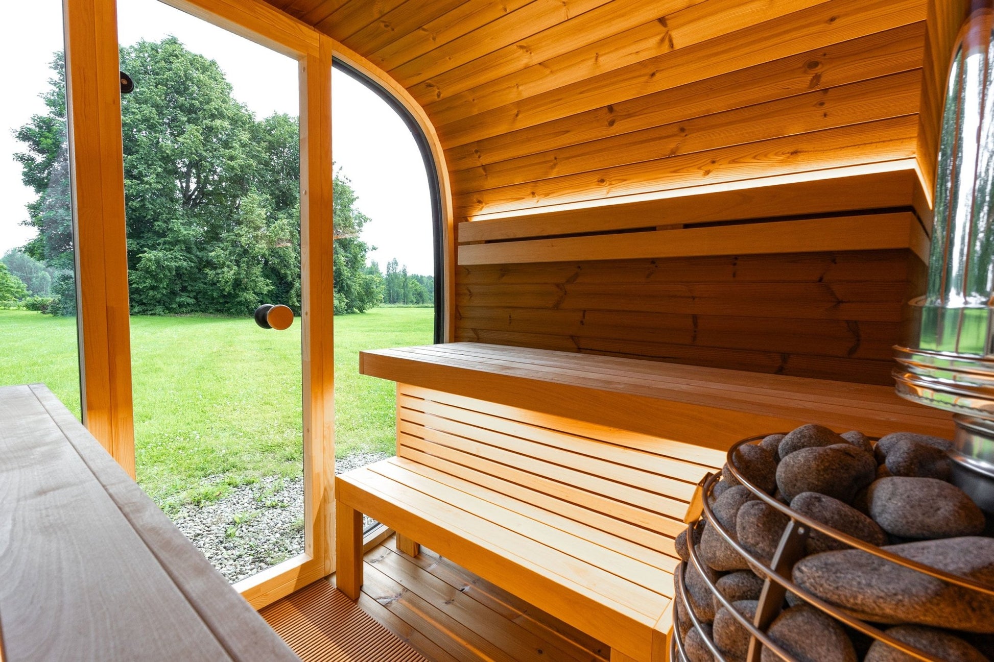 Leil Saunas Black Cube Comfort - 6 Person Outdoor Sauna Kit -  product_vendor - Peak Primal Wellness