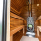 Leil Saunas Black Cube Comfort - 6 Person Outdoor Sauna Kit -  product_vendor - Peak Primal Wellness
