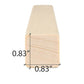 ProSaunas ASPEN 1X1 (21mm x 21mm) S4SEE SHP | Sauna Wood, Smooth 4 Sides Eased Edges, Trim Moulding, SHP Profile -  product_vendor - Peak Primal Wellness