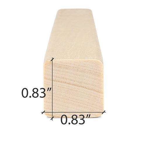 ProSaunas ASPEN 1X1 (21mm x 21mm) S4SEE SHP | Sauna Wood, Smooth 4 Sides Eased Edges, Trim Moulding, SHP Profile -  product_vendor - Peak Primal Wellness