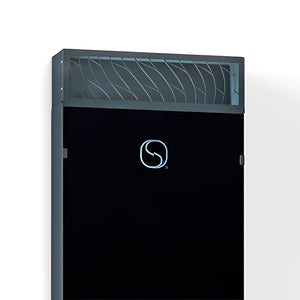 Himalayan salt spheres featured in Saunum AirSolo 80 Sauna for respiratory benefits.
