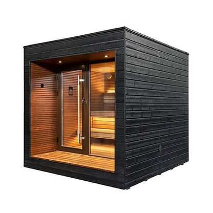 Auroom Arti 5-Person Fully Assembled Outdoor Traditional Sauna Cabin -  product_vendor - Peak Primal Wellness