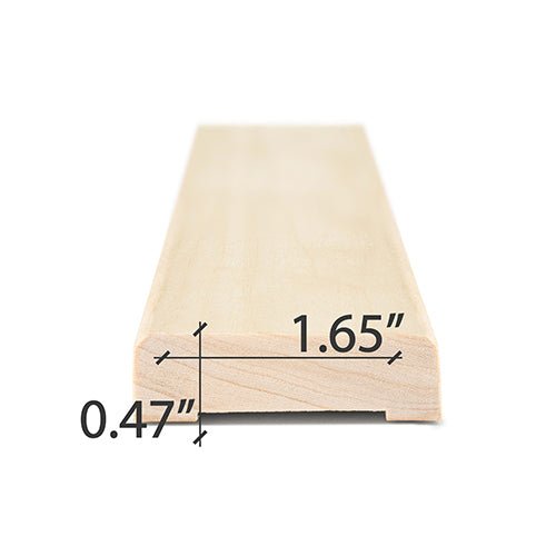 ProSaunas ASPEN 1X2 (12mm x 42mm) DOOR TRIM UK | Sauna Wood, Door Trim Casing, UK Profile -  product_vendor - Peak Primal Wellness