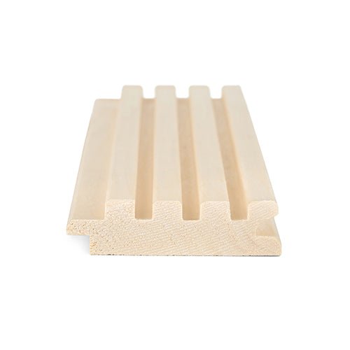 ProSaunas ASPEN GROOVE - S 1X3 (15mm x 60mm) T&G | Sauna Wood, Tongue & Groove, Fluted Slat, Wall Material -  product_vendor - Peak Primal Wellness