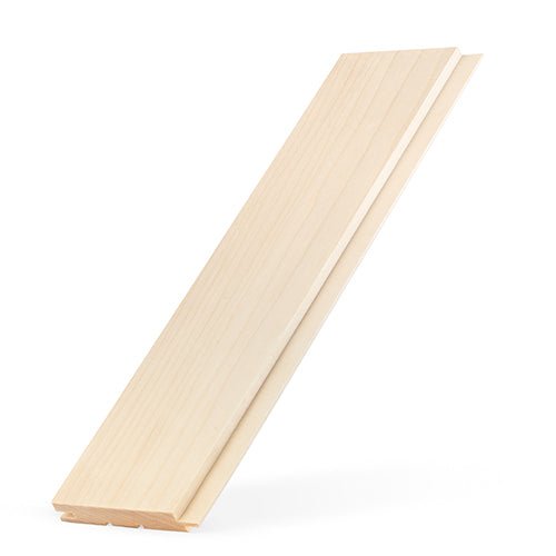 ProSaunas ASPEN 1X4 (15mm x 90mm) T&G STS4 | Sauna Wood, Tongue & Groove, STS4 Profile, Nickel - Gap, Wall Material -  product_vendor - Peak Primal Wellness