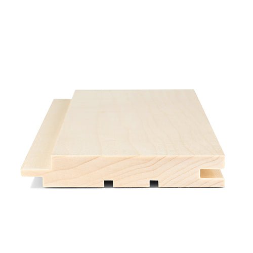 ProSaunas ASPEN 1X4 (15mm x 90mm) T&G STS4 | Sauna Wood, Tongue & Groove, STS4 Profile, Nickel - Gap, Wall Material -  product_vendor - Peak Primal Wellness