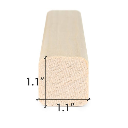ProSaunas ASPEN 2X2 (28mm x 28mm) S4SEE SHP | Sauna Wood, Smooth 4 Sides, Eased Edges, Trim Moulding, SHP Profile -  product_vendor - Peak Primal Wellness