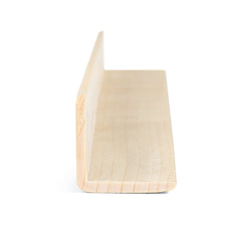 ProSaunas ASPEN 2X2 (28mm x 28mm) OUTSIDE CORNER TRIM VA | Sauna Wood, Outside Corner Trim, Angle Moulding, VA Profile -  product_vendor - Peak Primal Wellness